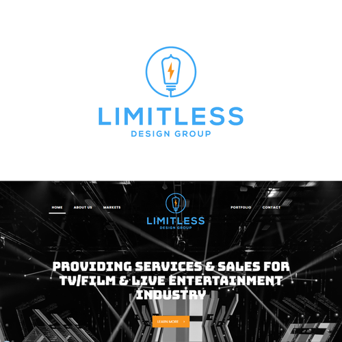 Logo redesign for a production company - Limitless Design Group Design by ndra.