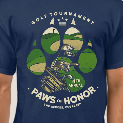 4th Annual Golf Tournament shirt design Design réalisé par BRTHR-ED