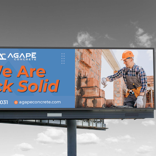 AN AMAZING CONCRETE COMPANY BILLBOARD NEEDED Aprox 14’ tall and 48’ wide Design by Pankaj Contrivance