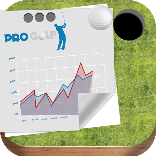  iOS application icon for pro golf stats app Design by Shiekh Prince