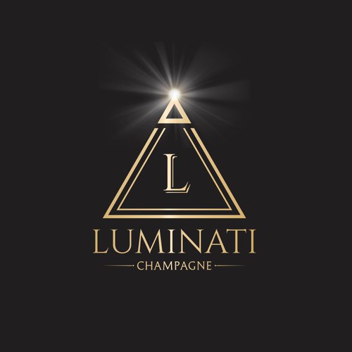 champagne logo design - Lumimati Design by MP_ graphic designer