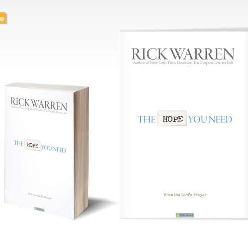 Diseño de Design Rick Warren's New Book Cover de dobleve