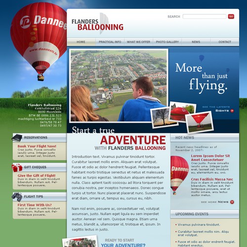 Hot air deals website