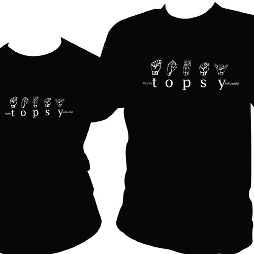 T-shirt for Topsy Diseño de Sayuri