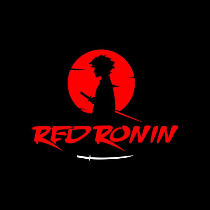 Anime inspired logo for Red Ronin Logo design contest Anime inspired logo for Red Ronin Logo design contest