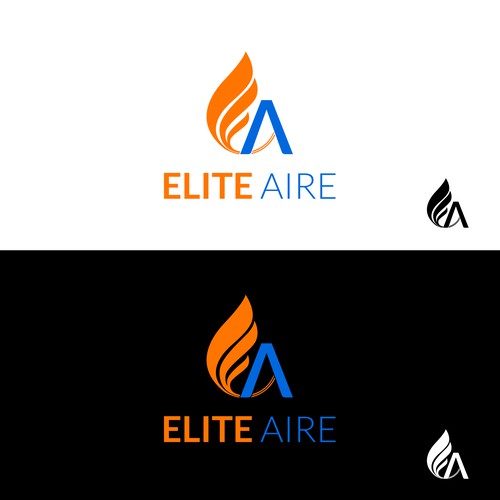 Design Heating and air logo to appeal to high end residential customers  and commercial customers that shows the customer elite por SP-99