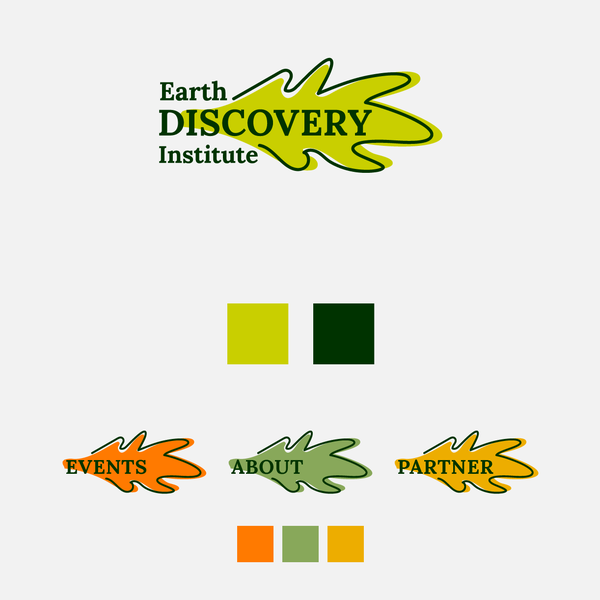 Nature themed logo for conservation and education non-profit