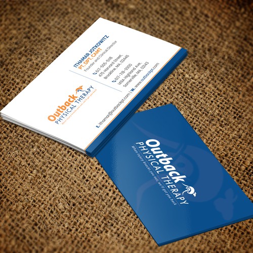 Business card for 2 clinic physical therapy office Design by ™SF_Design™