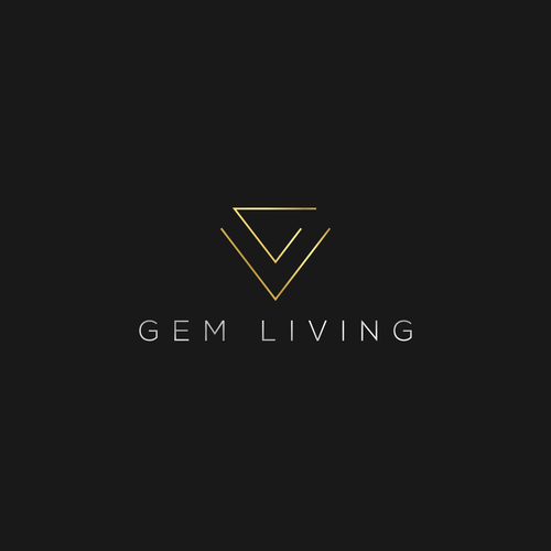 Geometrical, minimalist, modern brand design for Gem Living Design by jacondsign