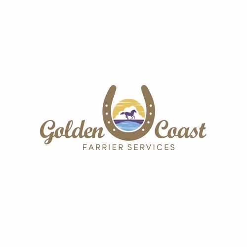 Golden Coast Farrier Services Design by tasa