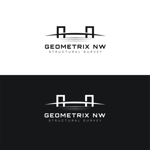 Bridge Construction Logo for Geometrix NW Design by Danielf_