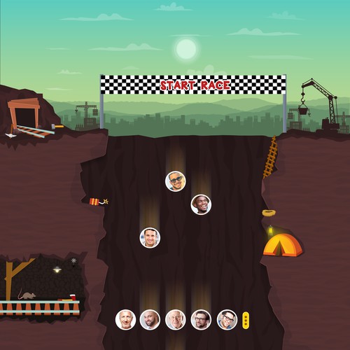 Scrolling Game Background Design Design von RED FLOOD