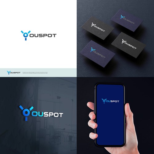 Simple but clever logo for YouSpot.com Réalisé par LOGStudio