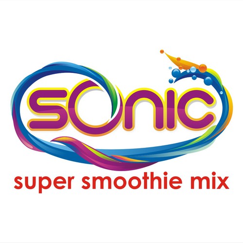 SENSATIONAL SONIC SUPER SMOOTHIE MIX NEEDS LOGO Logo design contest