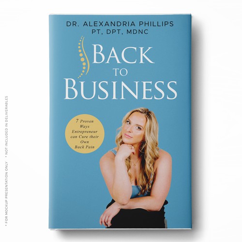 Amazing Book Cover For Successful Physical Therapist Design by Klassic Designs