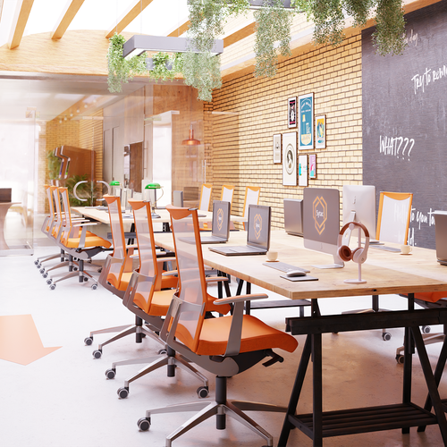 Office design for software development company Design by Artifictial