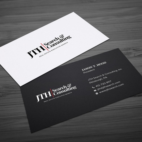 Business Card Design for Executive Search Firm Design by Hasanssin