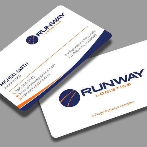 Design di Runway Logistics Business Card di Roni_