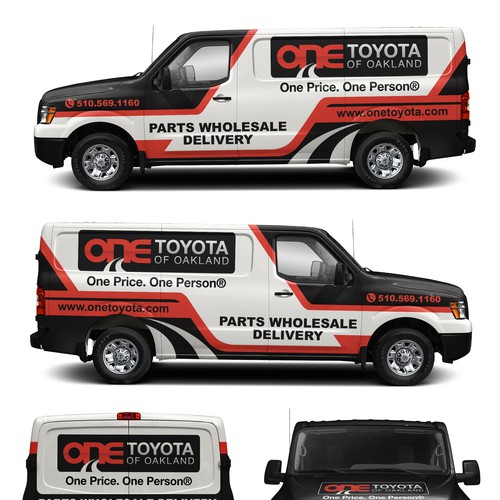 One Toyota Nissan Full wrap Design by Kiky Rizki