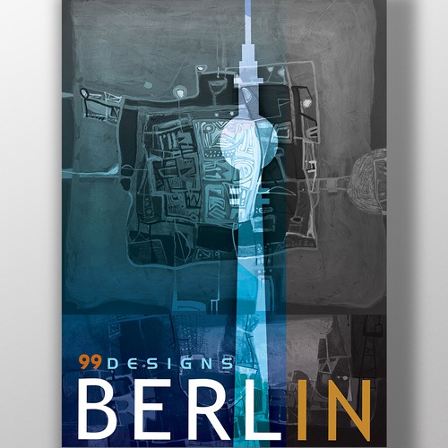 99designs Community Contest: Create a great poster for 99designs' new Berlin office (multiple winners) Design by Nikola 81