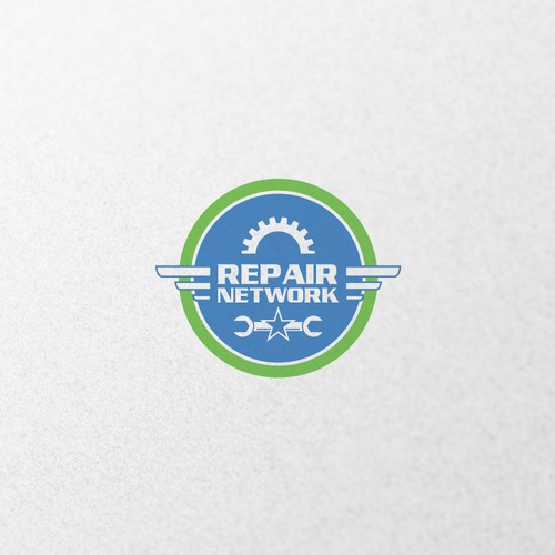 Repair Network logo design needed for auto and home repairs Diseño de jhanz