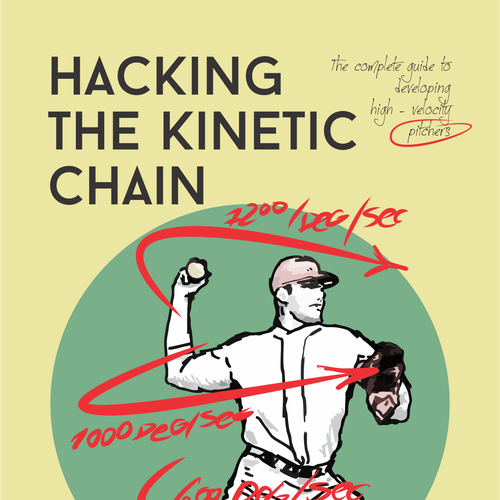 Create a Book Cover for a Baseball Pitching Velocity Book! Design by Orbovic