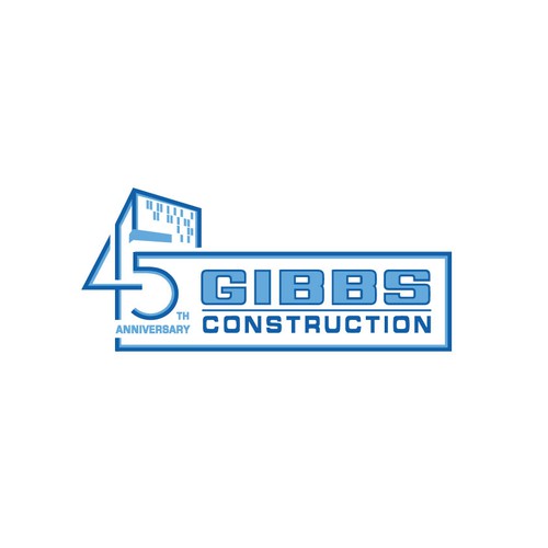 Modern & Creative Logo for our Construction Company 45th Anniversary Design by luce y turo