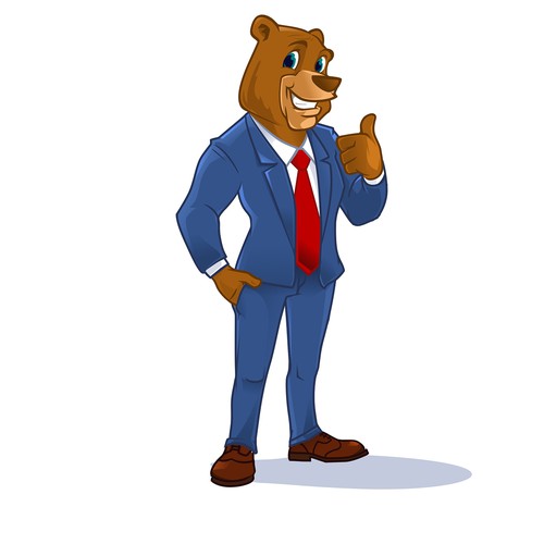 Cartoon Bear Mascot for Law Firm! Design by hasahatan