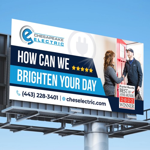 Chesapeake Electric Billboard Design by Dzhafir