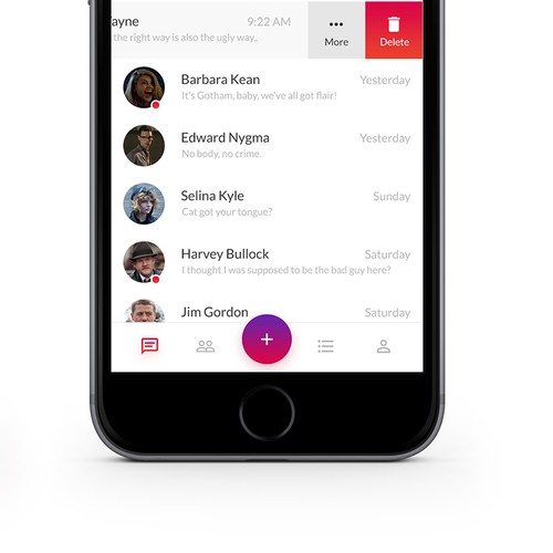 Design a mobile app for a temporary email service Design by ARTURDSGN