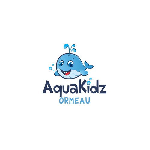 Learn to swim for 3 month olds up to squad level swimming. Focus on fun and young children/babies Design réalisé par meryofttheangels77