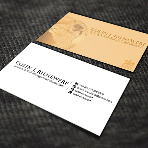 management consultant business card