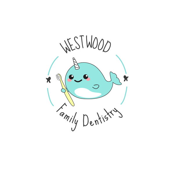 Logo for a Family Dentist who loves Narwahls.