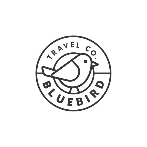 コンペ「Playful, not too cutesy, logo for a travel company」のデザイン by Bezvershenkoさん 