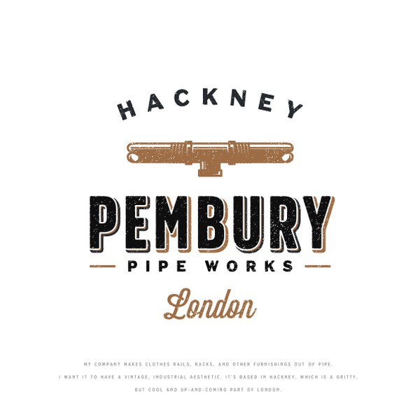 Design by Wanderline titled "Pembury Pipe Works"