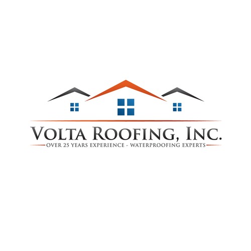 Help Volta Roofing, Inc. with a new logo and business card Logo