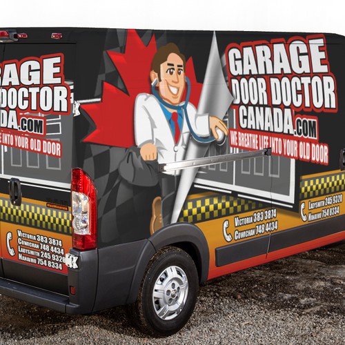 Vehicle wrap design on a new Promaster Van Design by J.Chaushev