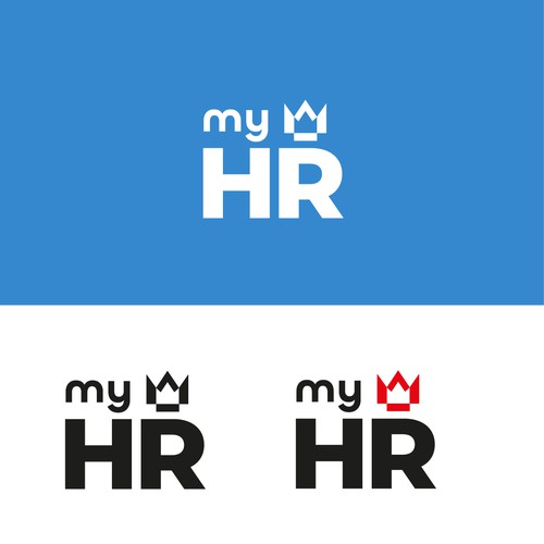 Create an awesome logo for myHR, the #1 HR Software in Luxembourg ! Design by M.I.Thomson