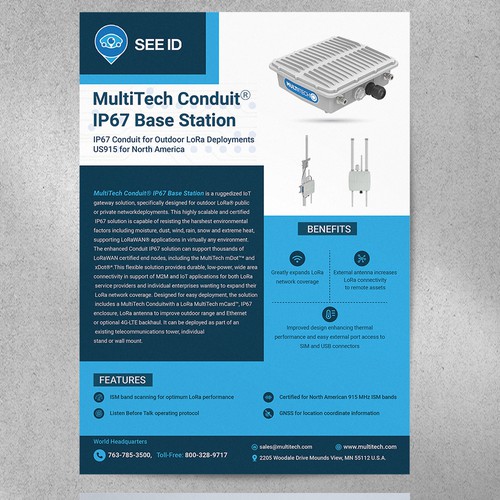 Technical Data Sheet Design von Md Aktarul Islam