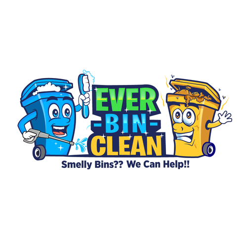 Trash bin cleaning business logo Design por YZ24