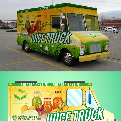 Juice Truck Car, truck or van wrap contest