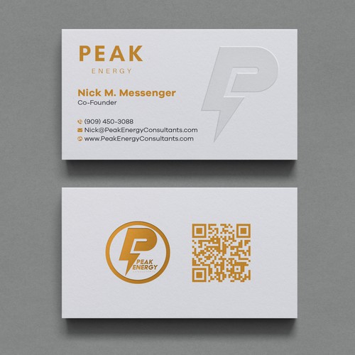 Modern Business Card Design for Electric Energy and Solar Company Design by Birendra Chandra Das