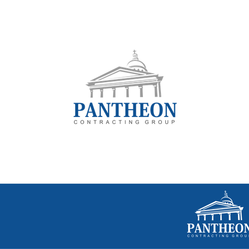 logo for Pantheon Contracting Group Design by CADesign