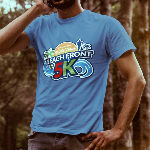 5k running t shirt design | Logo design contest