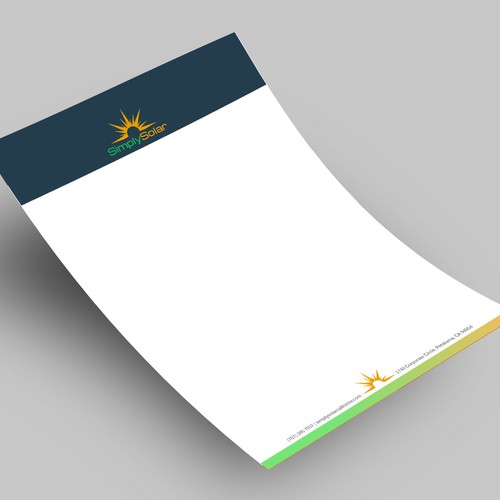 "Renewable Energy Company Letterhead" Design réalisé par Xclusive16