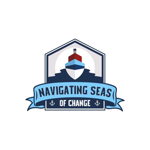 Nautical themed conference logo! Design by Harleen™