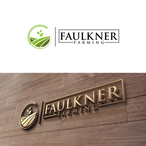 Sustainable & Regenerative Farming Logo and design work "Faulkner Farming" Design by Art_Cues