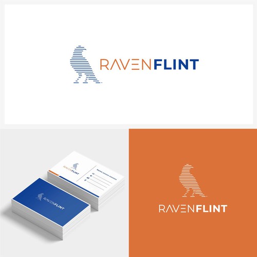 RavenFlint - Business Logo Design por Mfauziihsan