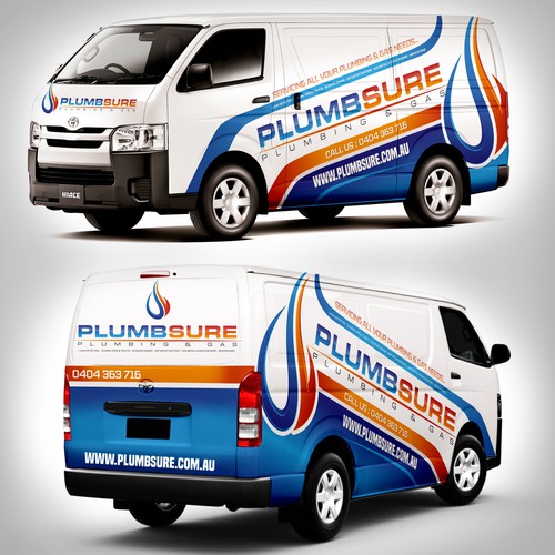 Design my Plumbing Van (logo attached) | Car, truck or van wrap contest