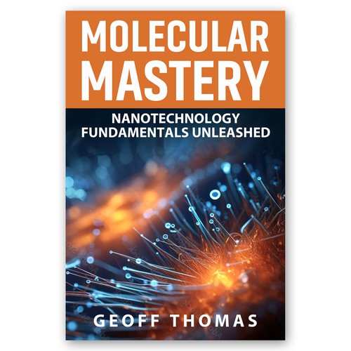 Create an eye-catching design for a first time author on the topic of nanotechnology. Design by Pixcellent